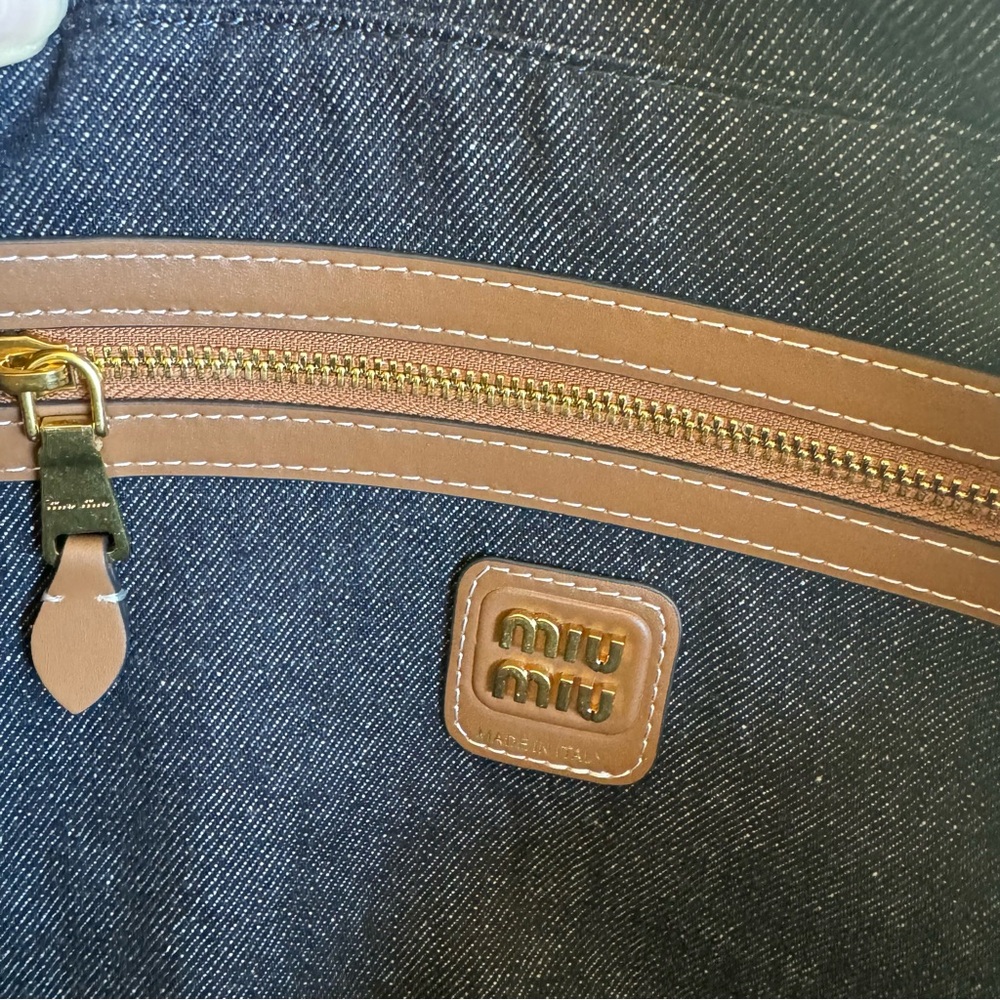 Miu Miu denim beau bag - Picture 5 of 7